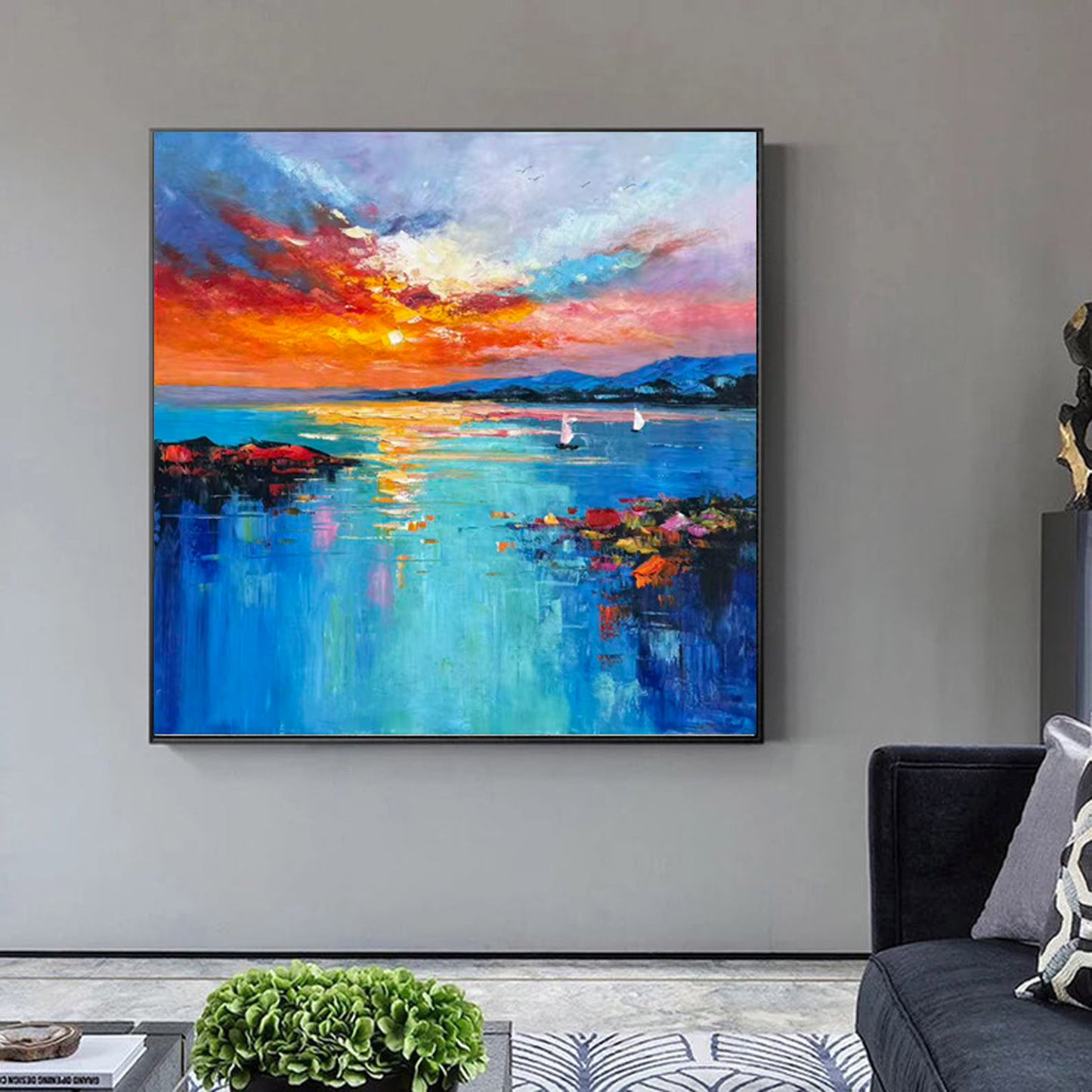 Sky clouds on ocean 1477