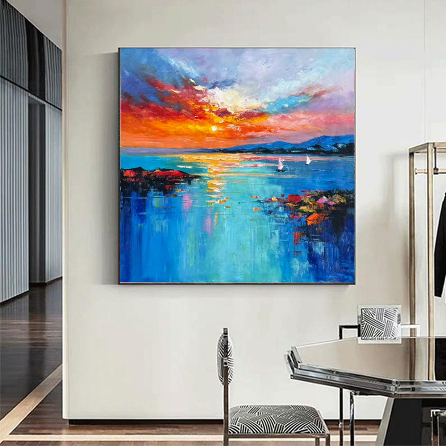 Sky clouds on ocean 1477