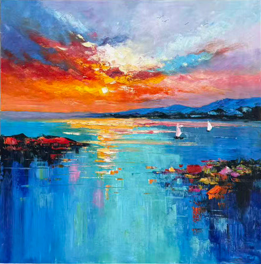 Sky clouds on ocean 1477