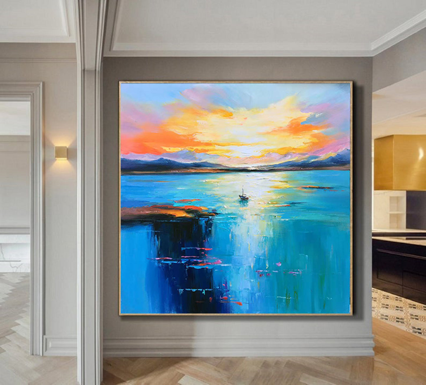 Sunraise on ocean 1487