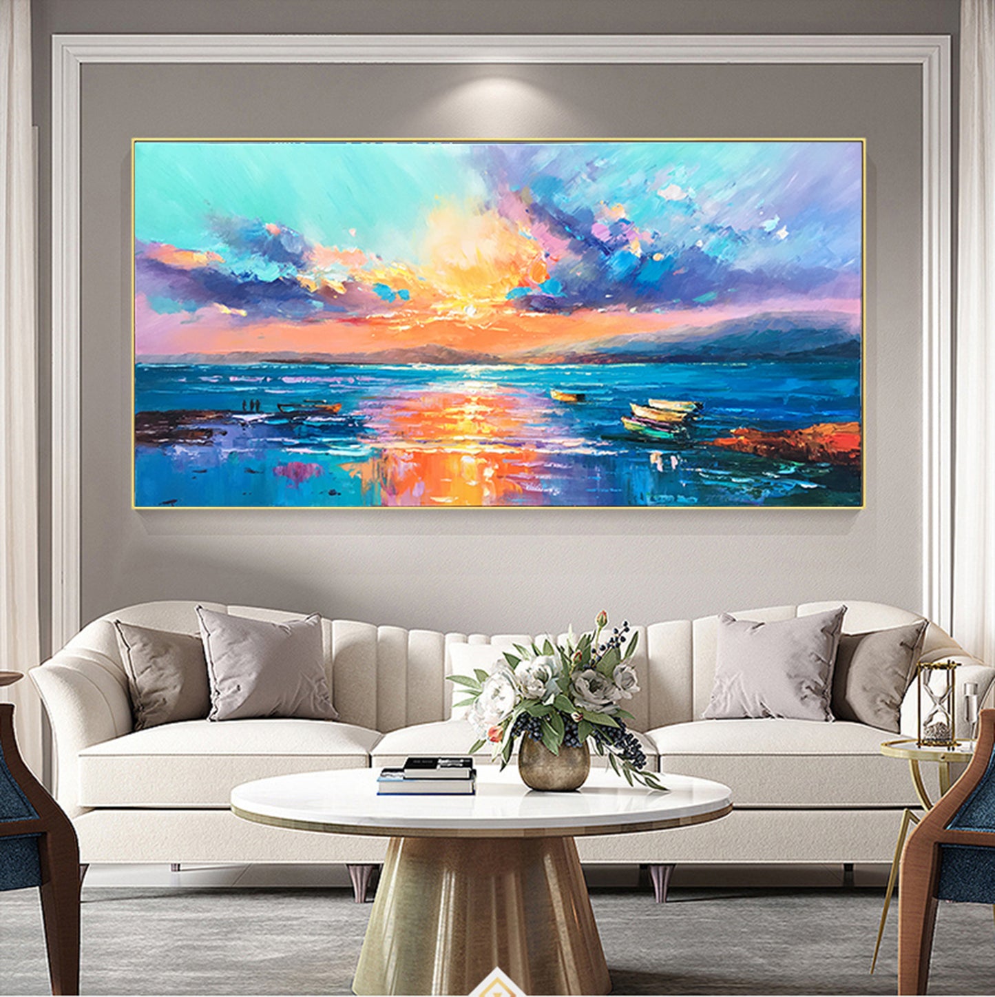 Sunraise on ocean 1489