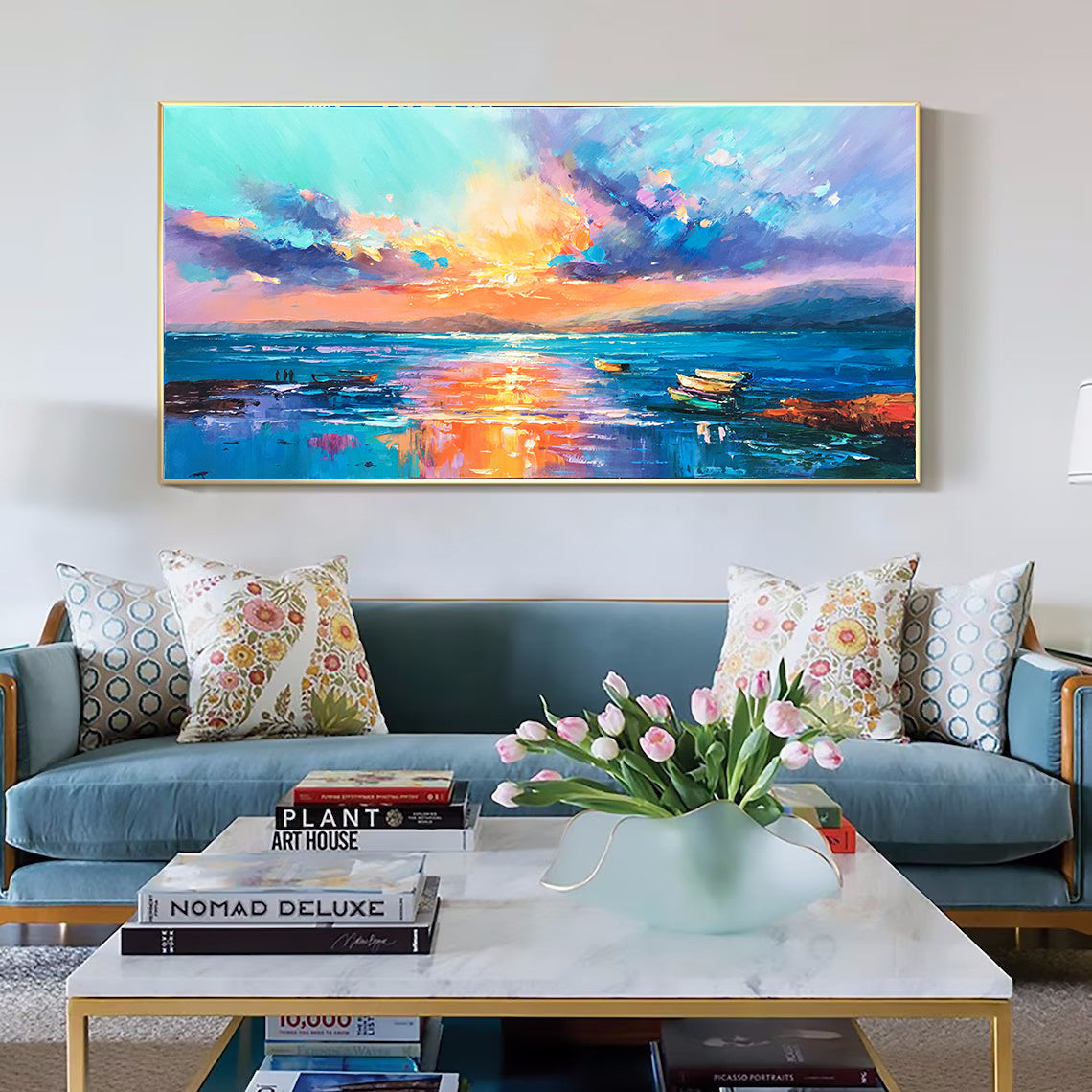 Sunraise on ocean 1489