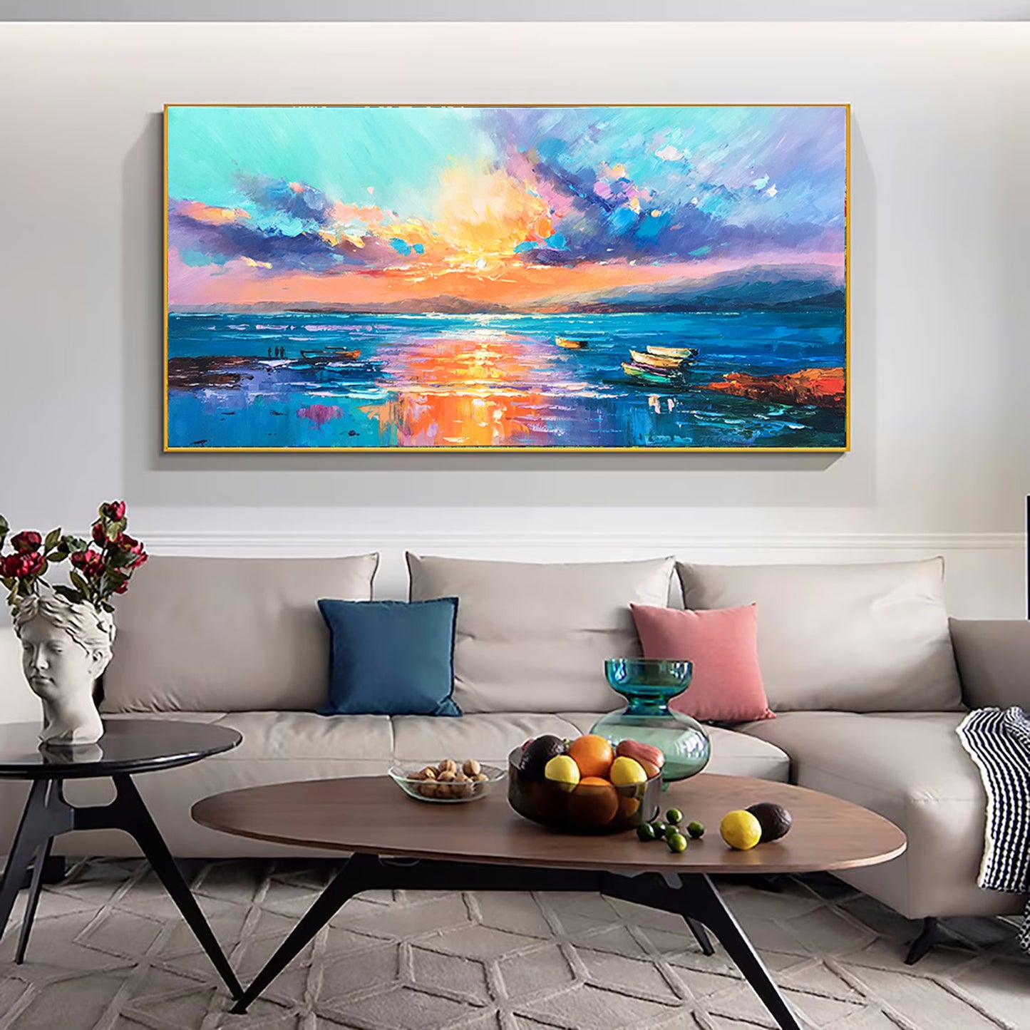 Sunraise on ocean 1489