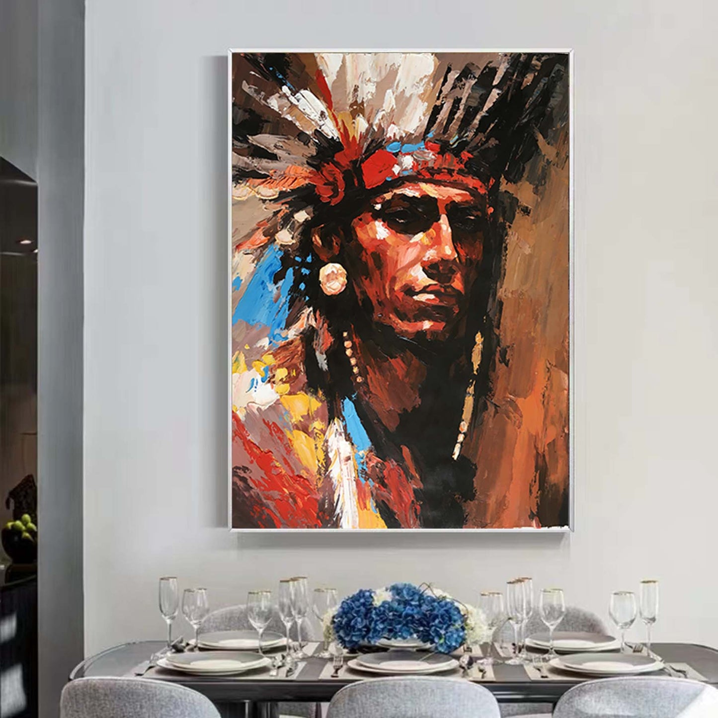 Native American Warrior 1509