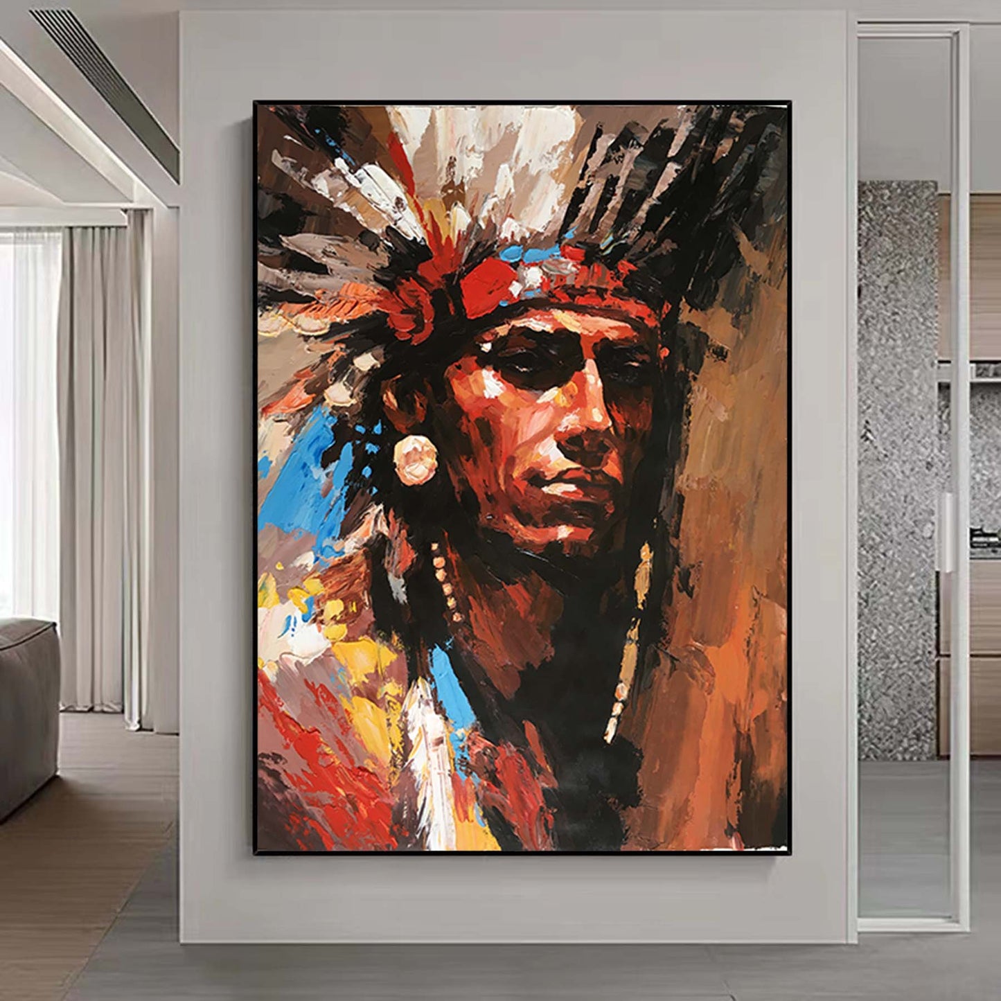 Native American Warrior 1509