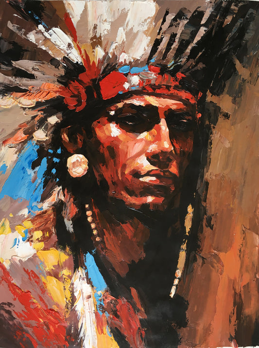 Native American Warrior 1509