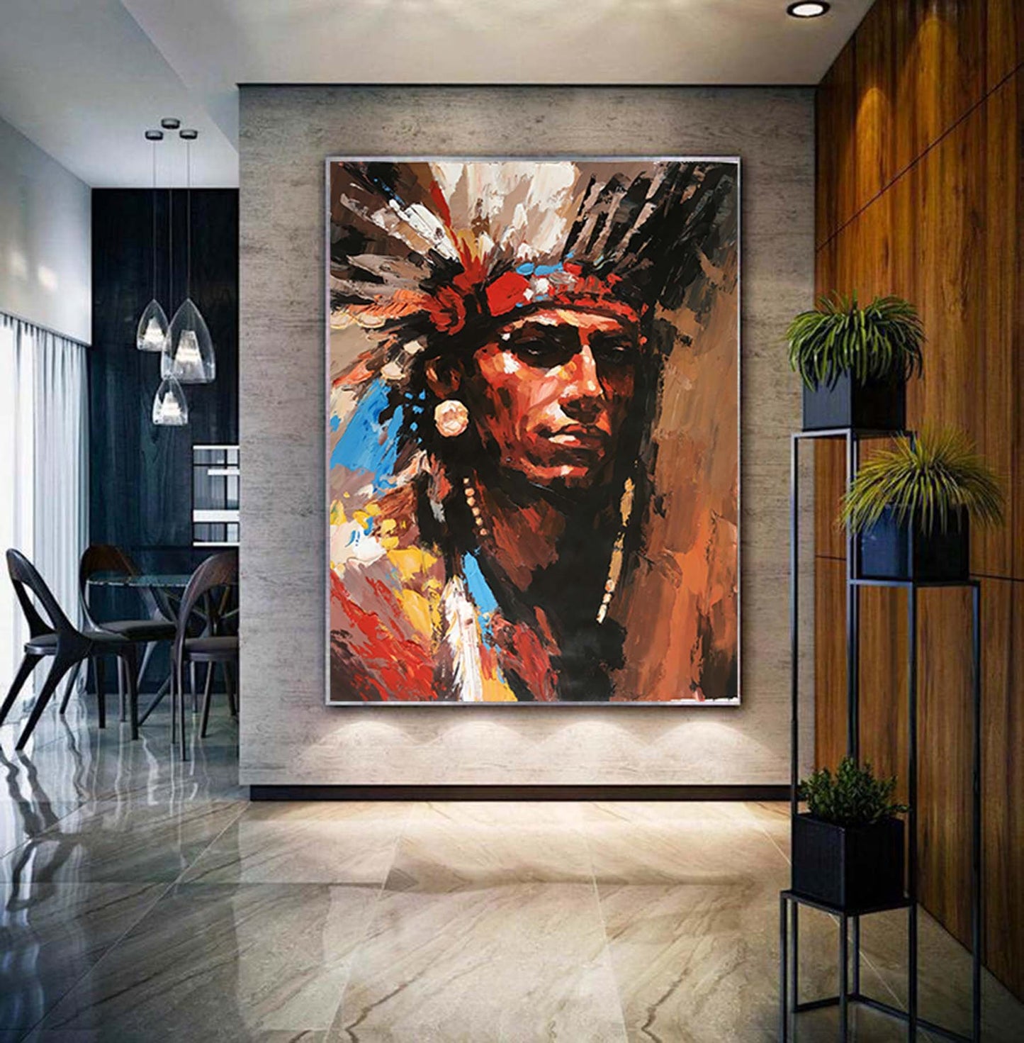 Native American Warrior 1509