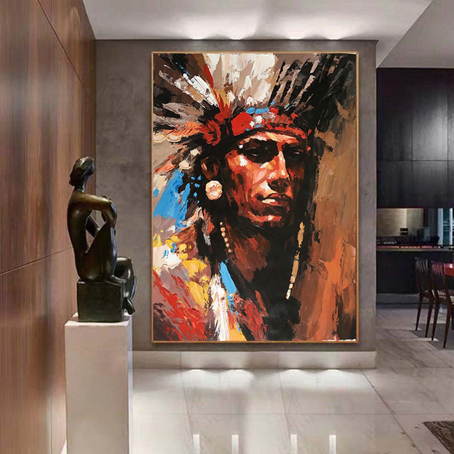 Native American Warrior 1509