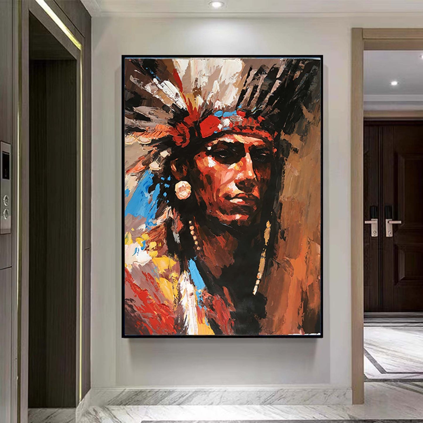 Native American Warrior 1509