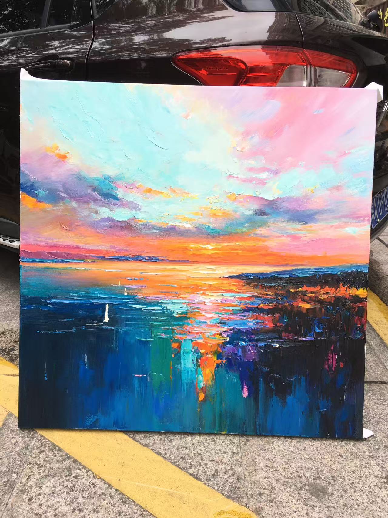 Sunraise on ocean 1525
