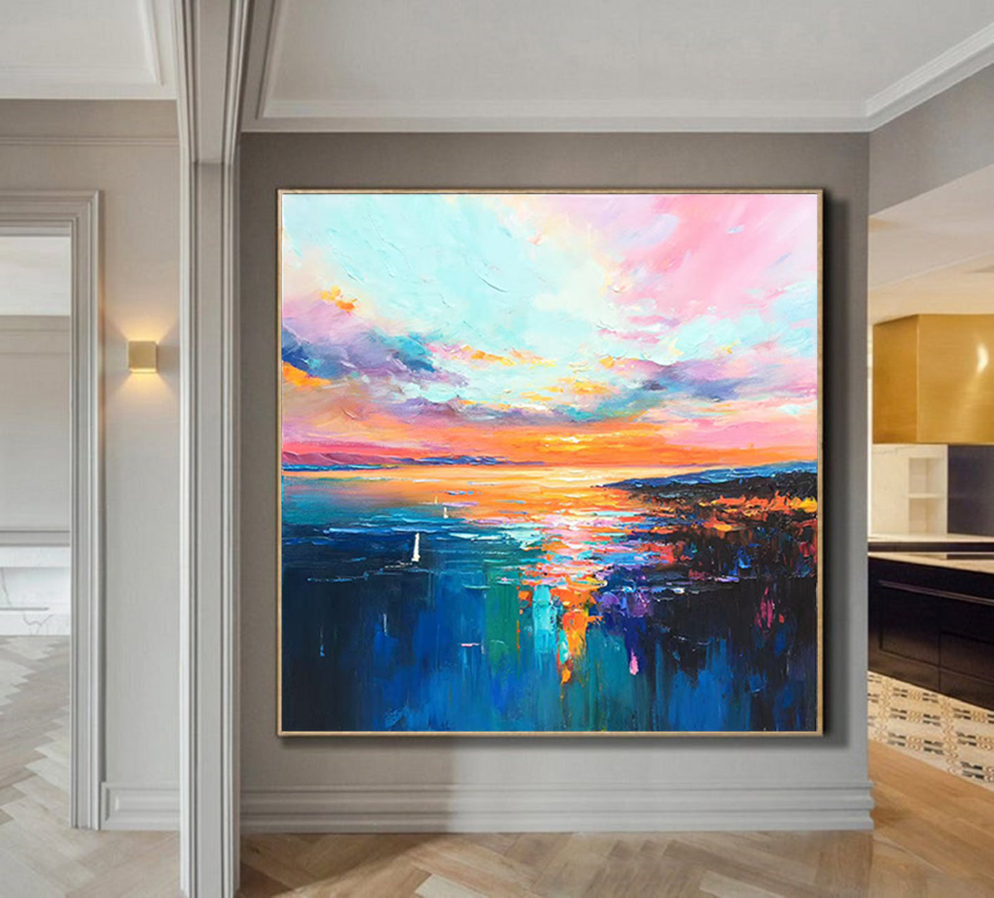 Sunraise on ocean 1525