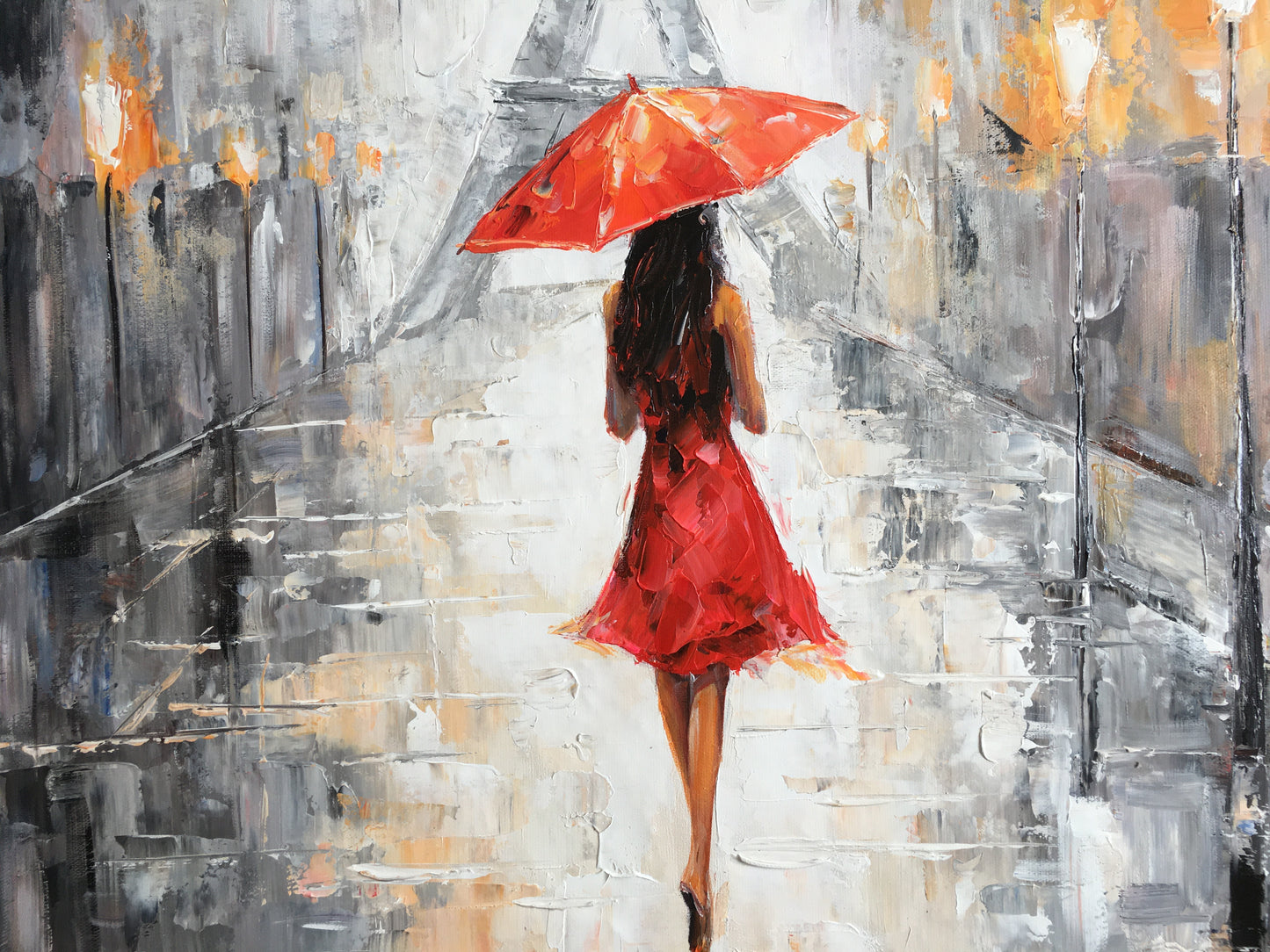 Red dressed girl 1543