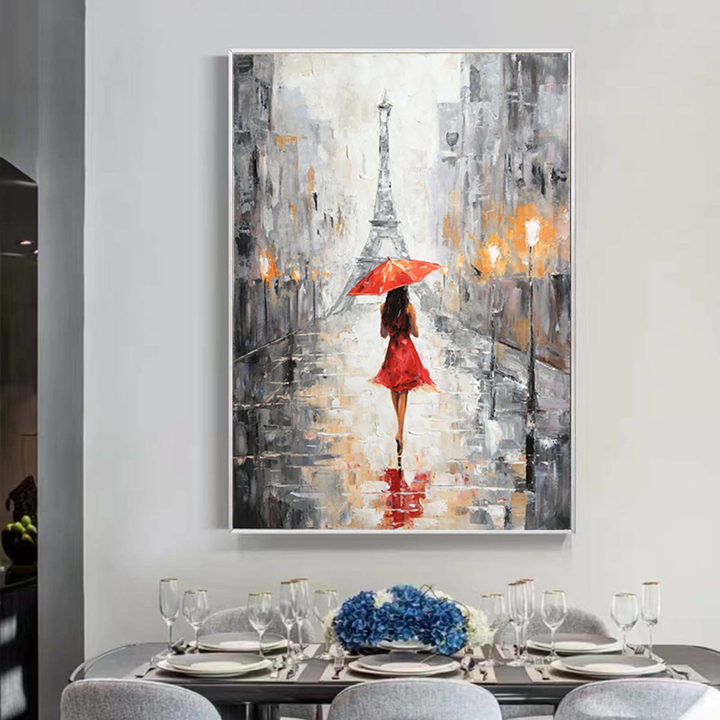 Red dressed girl 1543