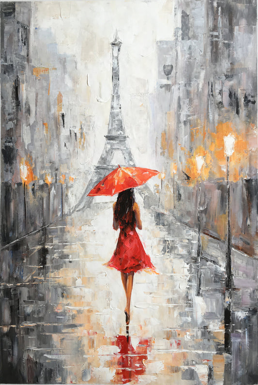 Red dressed girl 1543