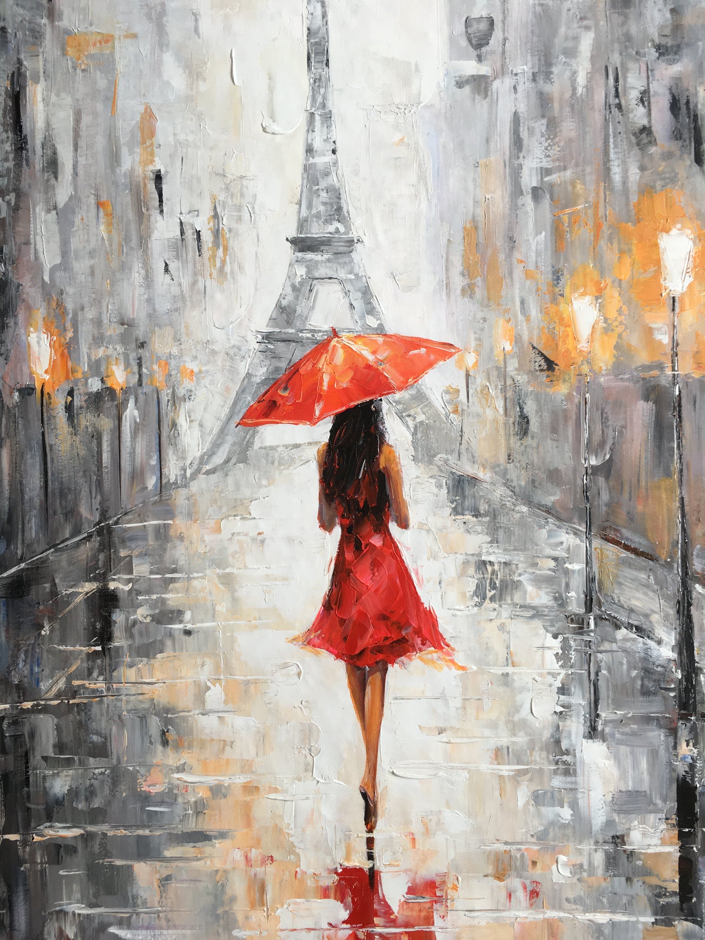 Red dressed girl 1543