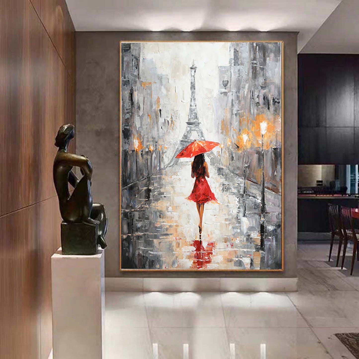 Red dressed girl 1543