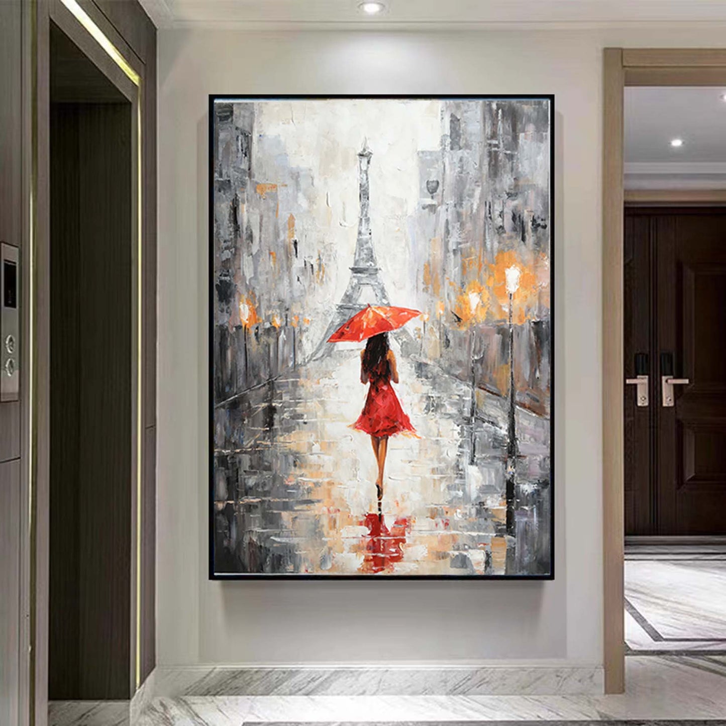 Red dressed girl 1543